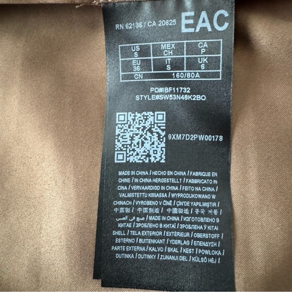 Guess Brown Faux Fur Teddy Jacket Size S - Picture 11 of 15